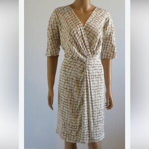 Classiques Entier silk abstract dress size 6